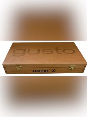 WOODEN CUTTING BOARD IN CASE GUSTO LAGUIOLE